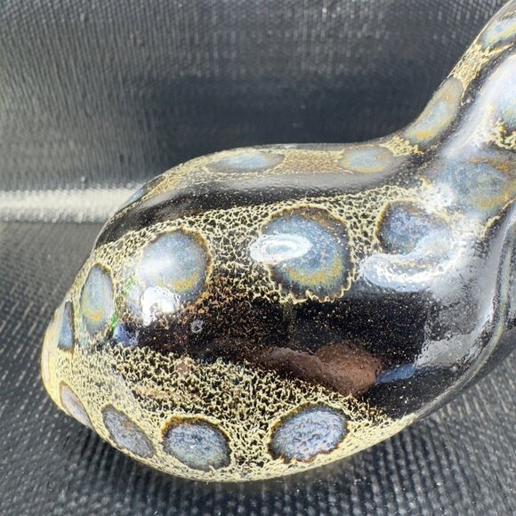 Vintage 1960s Chinese Ceramic Quail Figurine Hand Made Stoneware Pottery Bird - Picture 8 of 13